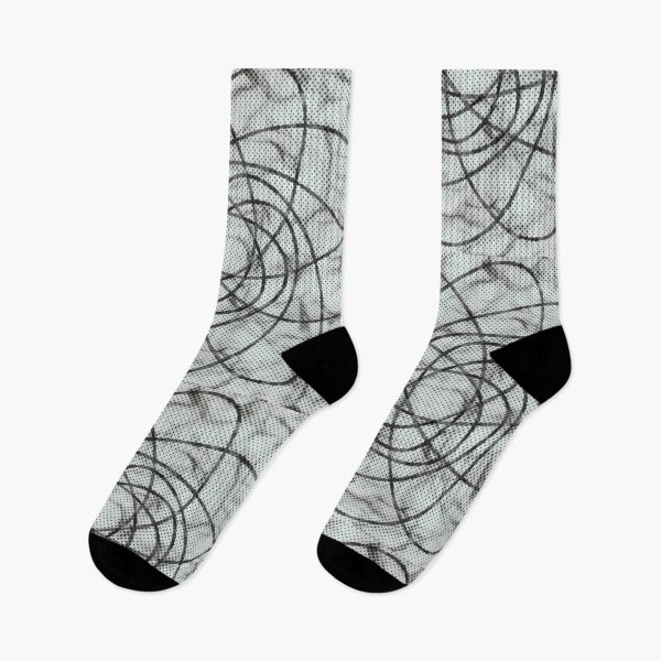 Item preview, Intertwined Ellipses Abstract Line Art designed and sold by SahmatArt.