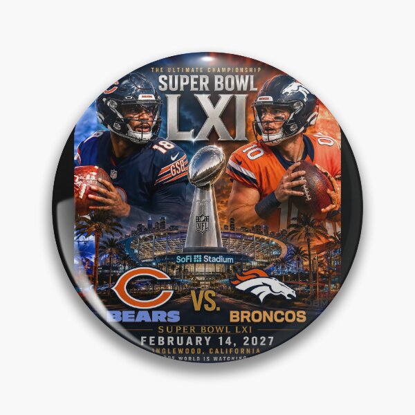 Item preview, SUPER BOWL LXI — Bears vs Broncos 2027 | Championship Showdown  designed and sold by DBM Photo Art 1.