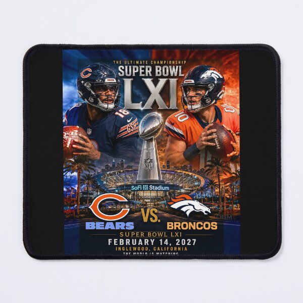 Item preview, SUPER BOWL LXI — Bears vs Broncos 2027 | Championship Showdown  designed and sold by DBM Photo Art 1.