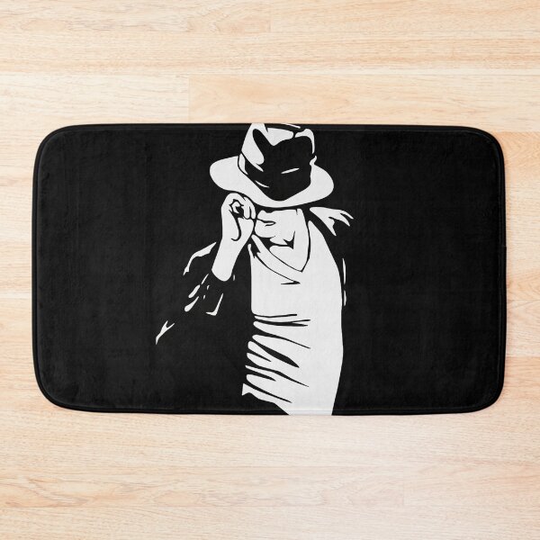 Item preview, Michael Jackson Fedora Silhouette Black White Art designed and sold by ExploreAura Studio.