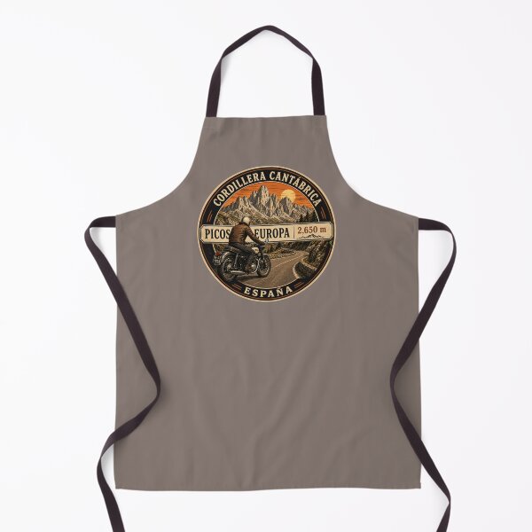 Item preview, Picos de Europa Spain Motorcycle Sticker TShirt 07 designed and sold by OuterShellUK.