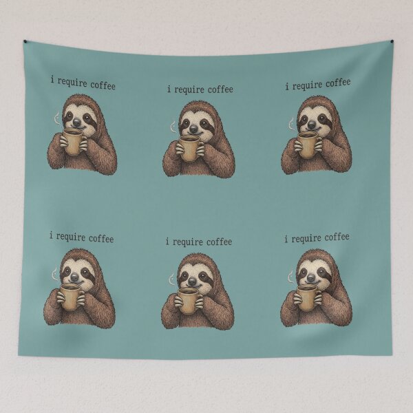 Item preview, I Require Coffee Classic T Shirt designed and sold by Lulu Shop.