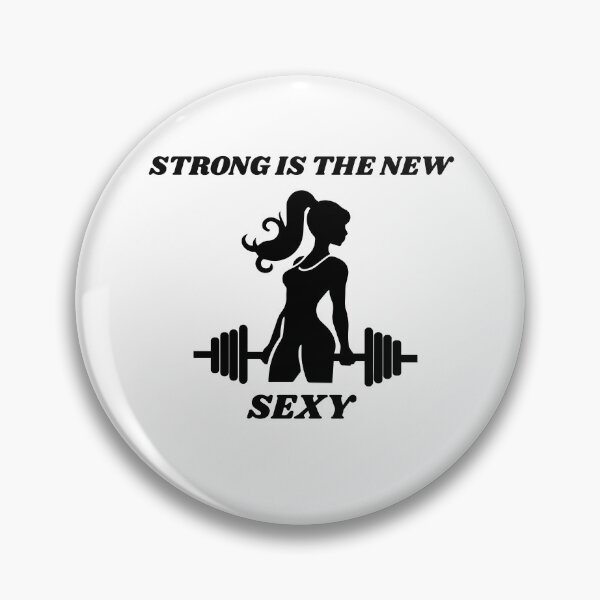 Item preview, Strong Is The New Sexy - Motivational Gym Shirt for Women Light Edition designed and sold by THEDREAMCHASER.