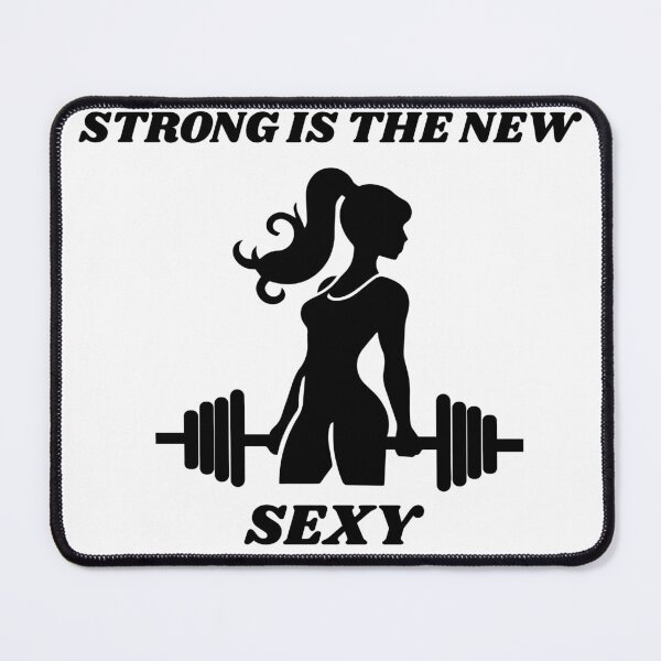 Item preview, Strong Is The New Sexy - Motivational Gym Shirt for Women Light Edition designed and sold by THEDREAMCHASER.