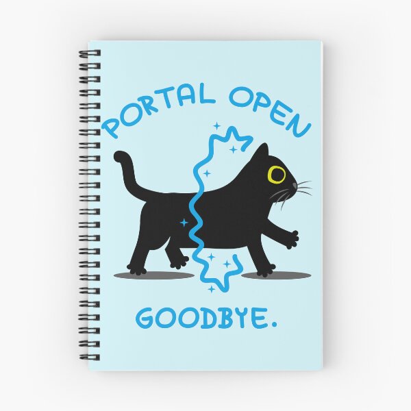 Item preview, Portal Open Goodybe Cat designed and sold by fishdesigns.