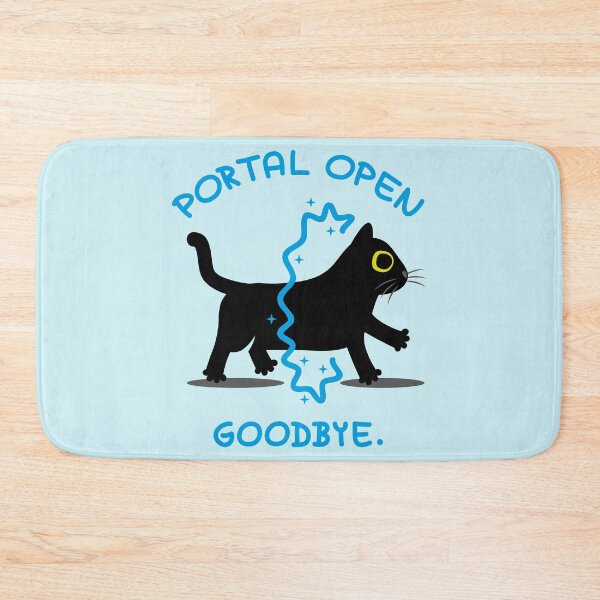 Item preview, Portal Open Goodybe Cat designed and sold by fishdesigns.