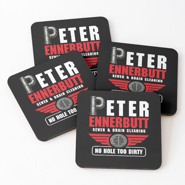 Item preview, Peter Ennerbutt Sewer And Drain Cleaning Funny Plumbing designed and sold by Glow-Paw-Studio.
