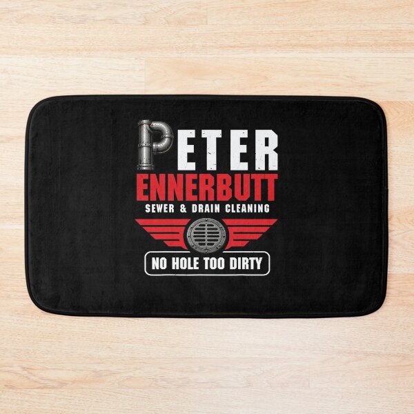Item preview, Peter Ennerbutt Sewer And Drain Cleaning Funny Plumbing designed and sold by Glow-Paw-Studio.