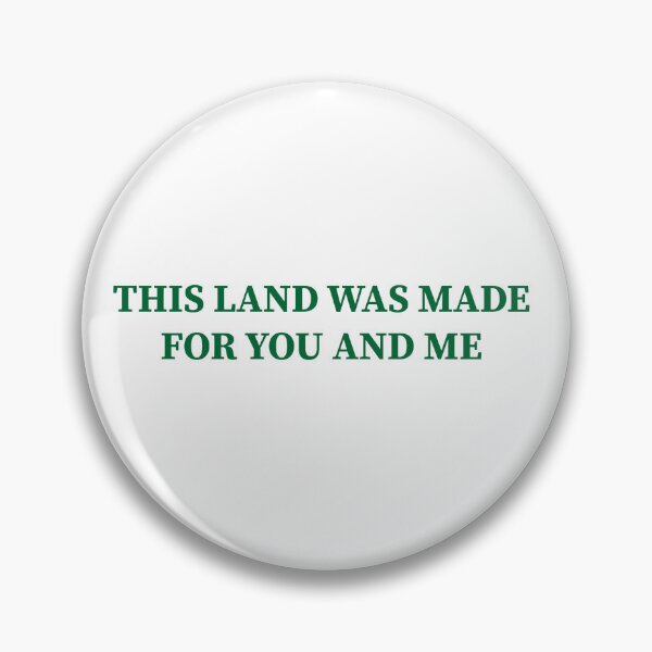 Item preview, this land was made for you and me designed and sold by picsbyliv.
