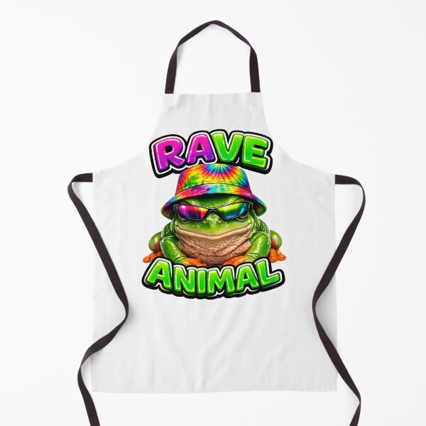Item preview, Rave Frog with Bucket Hat designed and sold by  ZenRave Designs.
