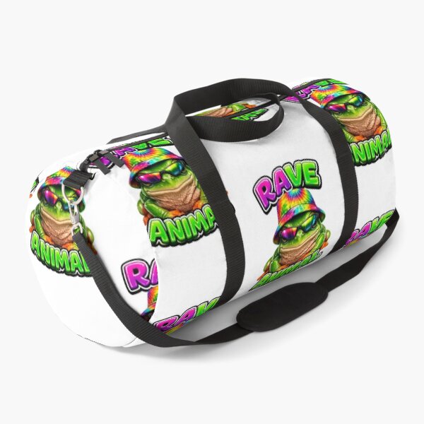 Item preview, Rave Frog with Bucket Hat designed and sold by  ZenRave Designs.