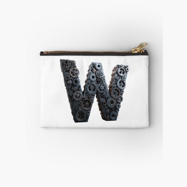 Item preview, W Letter Gear Design | Industrial Engineering Initial | Mechanical Alphabet Graphic designed and sold by Baby Adee Collective.