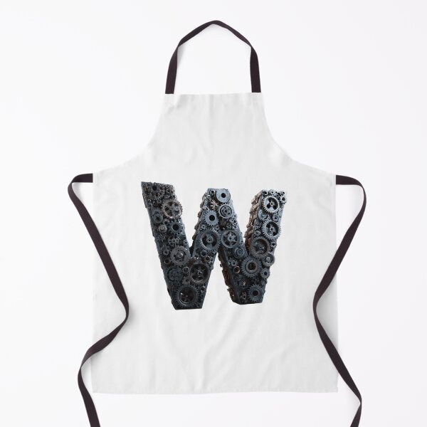 Item preview, W Letter Gear Design | Industrial Engineering Initial | Mechanical Alphabet Graphic designed and sold by Baby Adee Collective.