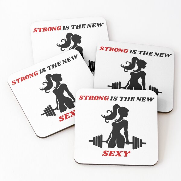 Item preview, Fuerte es el nuevo sexy - Camiseta motivacional para gimnasio para mujer, edición ligera ll designed and sold by THEDREAMCHASER.
