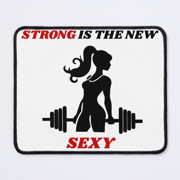 Item preview, Strong Is The New Sexy - Motivational Gym Shirt for Women Light Edition ll designed and sold by THEDREAMCHASER.