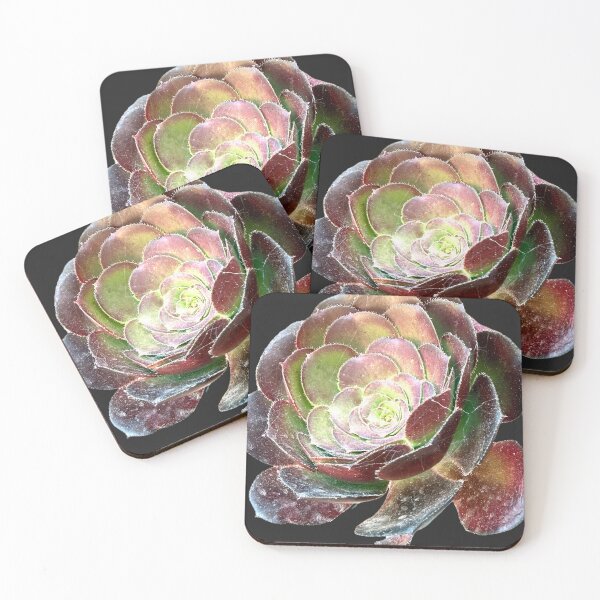 Item preview, Moody Dark Purple Aeonium Succulent Rosette Cutout designed and sold by BalkanBloom.