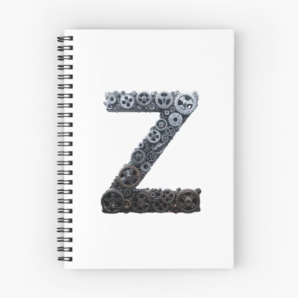 Item preview, Z Letter Gear Design | Mechanical Alphabet Art | Industrial Engineering Monogram designed and sold by Baby Adee Collective.