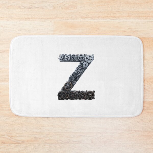 Item preview, Z Letter Gear Design | Mechanical Alphabet Art | Industrial Engineering Monogram designed and sold by Baby Adee Collective.