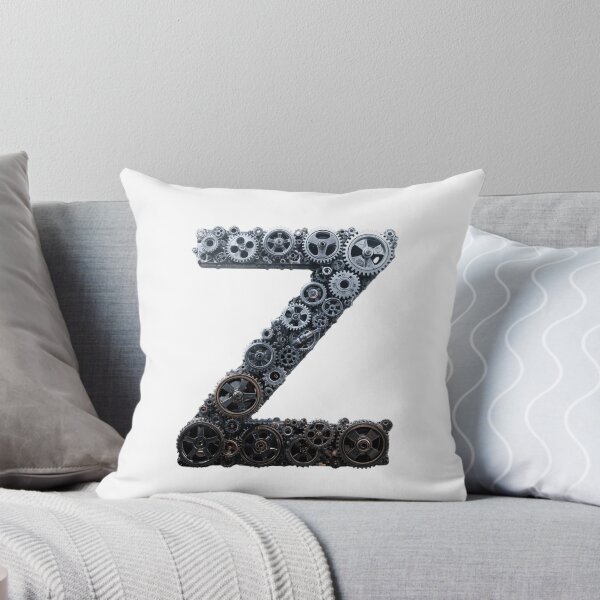 Item preview, Z Letter Gear Design | Mechanical Alphabet Art | Industrial Engineering Monogram designed and sold by Baby Adee Collective.