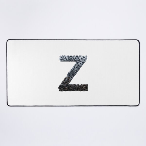 Item preview, Z Letter Gear Design | Mechanical Alphabet Art | Industrial Engineering Monogram designed and sold by Baby Adee Collective.