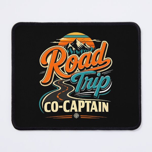 Item preview, Road Trip Co-Captain Funny Travel Adventure Vacation designed and sold by Glow-Paw-Studio.