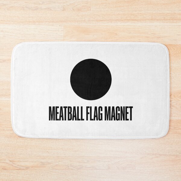 Item preview, Meatball Flag Magnet – Sim Racing Humor designed and sold by GarageGraphics.