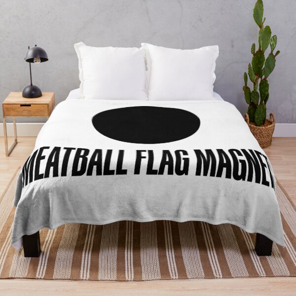 Item preview, Meatball Flag Magnet – Sim Racing Humor designed and sold by GarageGraphics.
