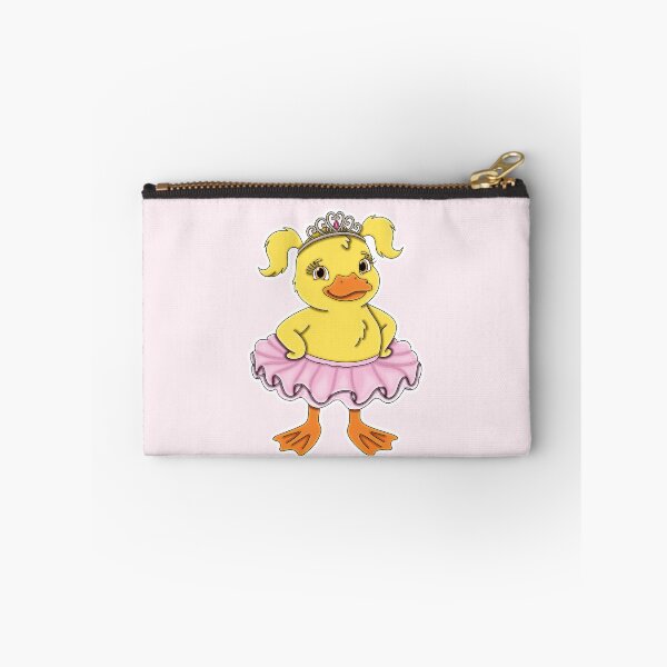 Item preview, Cute Ballerina Duckling Pink Princess Tiara Aesthetic designed and sold by Kaimarbe | Cute Stickers & Apparel.