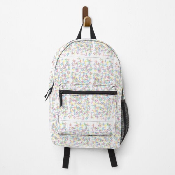 Item preview, a vibrant, abstract pattern featuring a dense cluster of four-pointed stars (or "sparkles") in a variety of rainbow colors, including red, orange, yellow, green, blue, and purple designed and sold by buynowandtoday.