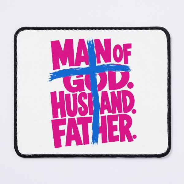 Item preview, Man Of God Husband Father Christian Fathers Day Faith Design designed and sold by HahaHandlesHub.