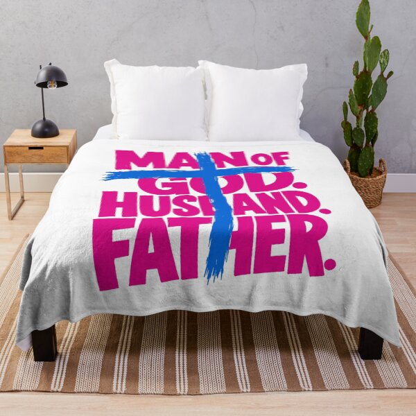 Item preview, Man Of God Husband Father Christian Fathers Day Faith Design designed and sold by HahaHandlesHub.