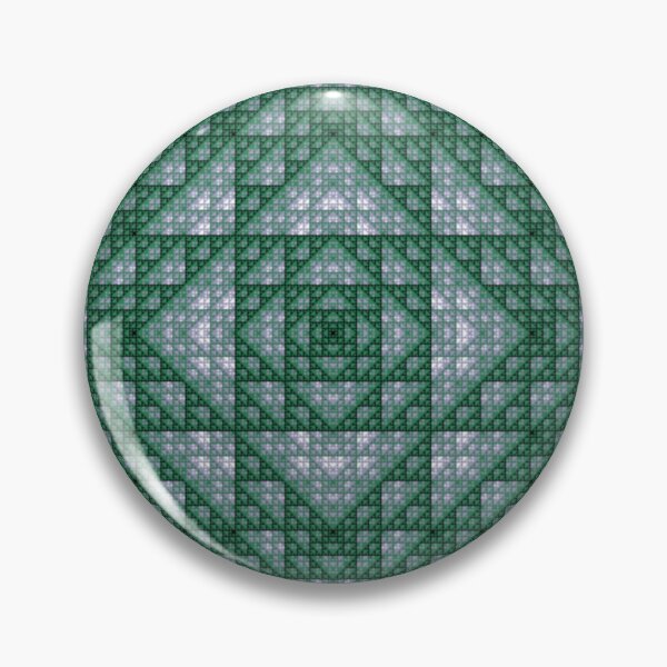 Item preview, Abstract pattern "green and white square"  designed and sold by Gluecknika.