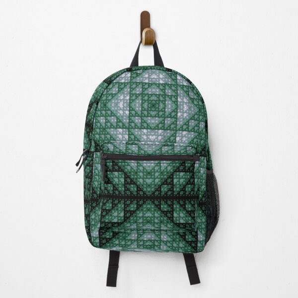 Item preview, Abstract pattern "green and white square"  designed and sold by Gluecknika.