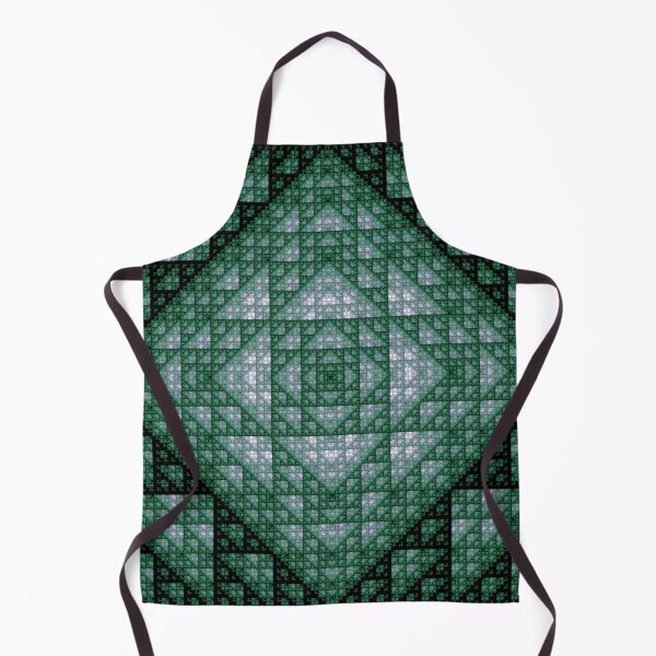 Item preview, Abstract pattern "green and white square" designed and sold by Gluecknika.