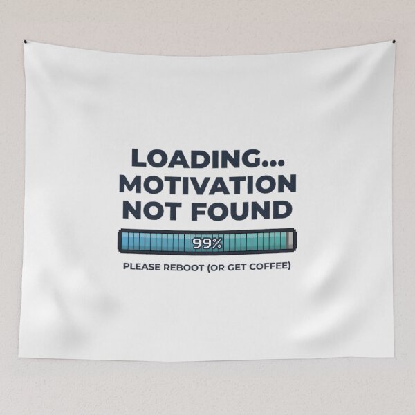 Item preview, Motivation Not Found 99 Percent Loaded Graphic designed and sold by MCV-Designs.