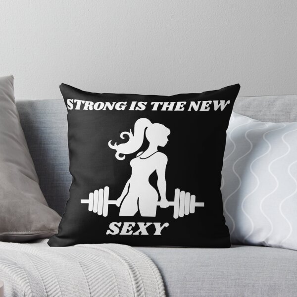 Item preview, Strong Is The New Sexy - Motivational Gym Shirt for Women Dark Edition designed and sold by THEDREAMCHASER.