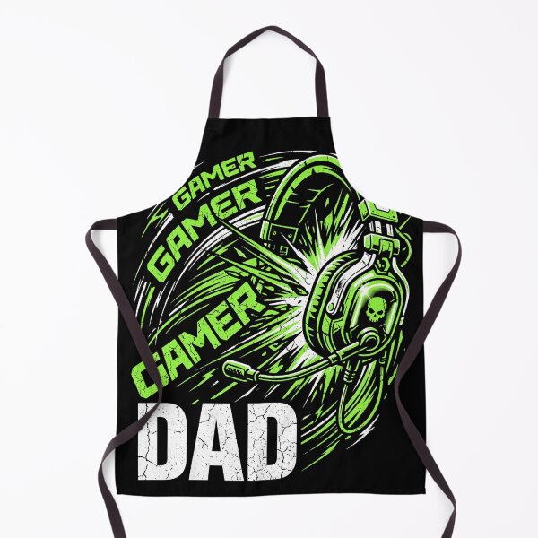 Item preview, Gamer Dad Gaming Headset Distressed Typography designed and sold by TeNovaStudio.