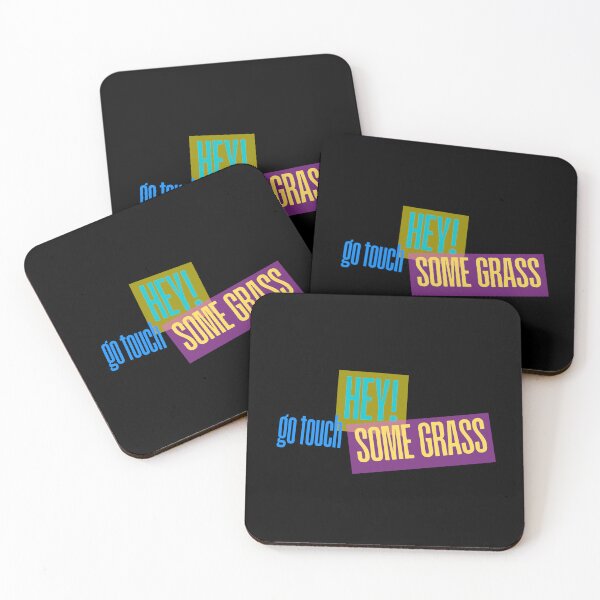 Item preview, Hey Go Touch Some Grass Funny Motivational Quote Meme Aesthetic Nature Lover Mental Health Reminder designed and sold by Im-Ara.