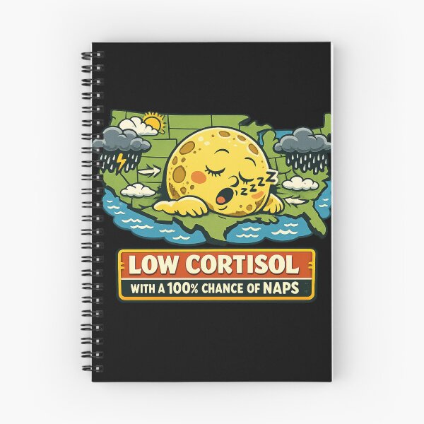 Item preview, Low Cortisol With A 100% Chance Of Naps | Funny Weather Forecast Meme  designed and sold by HiPatti.