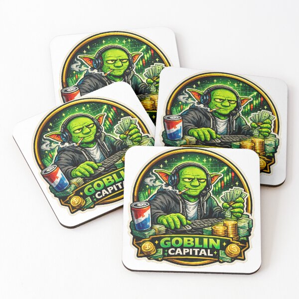 Item preview, Goblin Capital Logo Sticker | Finance Meme Mascot designed and sold by GoblinCapital.
