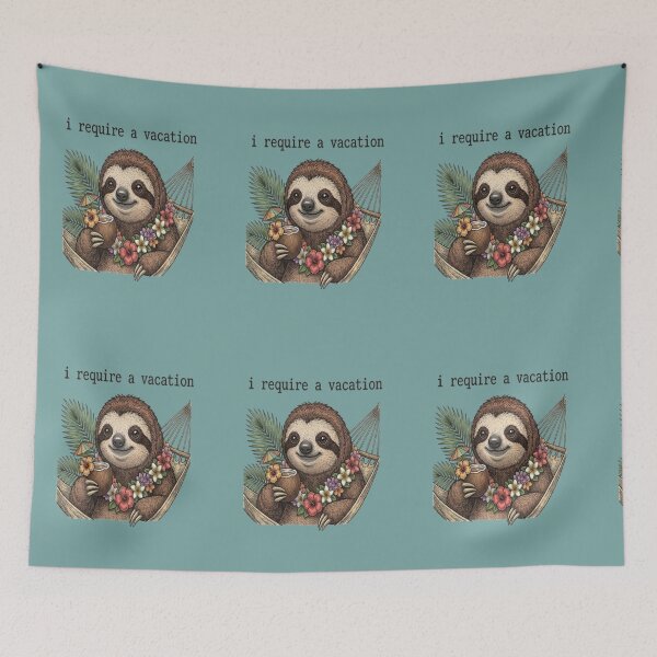 Item preview,  I Require a Vacation Classic T Shirt designed and sold by Lulu Shop.