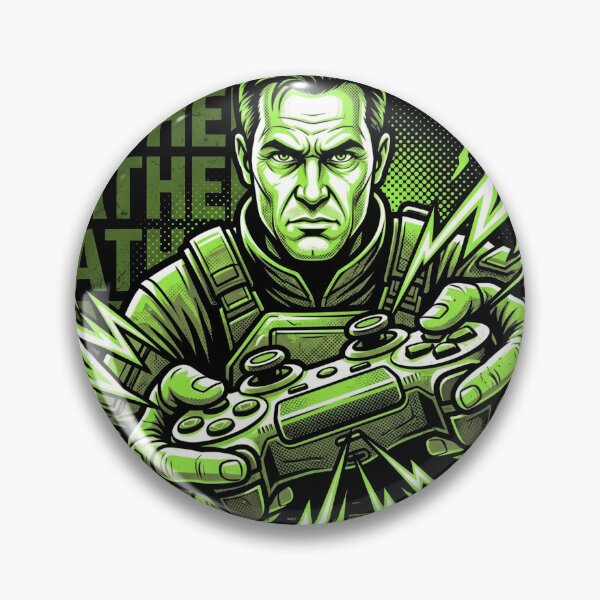 Item preview, Level Up Fatherhood Tactical Gamer Dad Illustration designed and sold by TeNovaStudio.