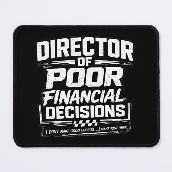 Item preview, Director of Poor Financial Decisions Funny Car Racing designed and sold by CarantinedChaos.
