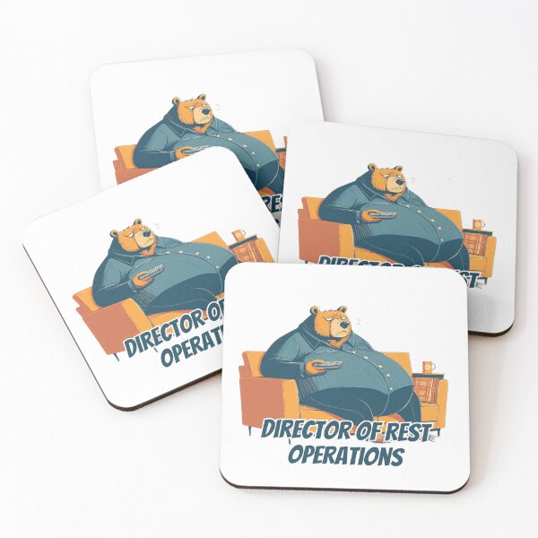 Item preview, Director of Rest Operations Grizzly Bear designed and sold by CritterSquad.