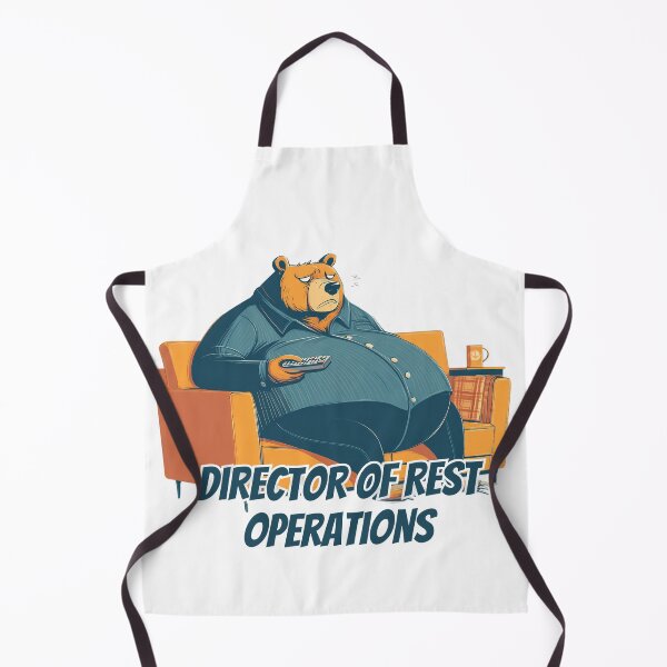 Item preview, Director of Rest Operations Grizzly Bear designed and sold by CritterSquad.