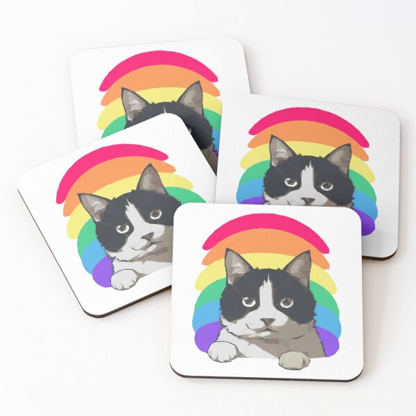 Item preview, Pride Cat designed and sold by Lowpolyworld.