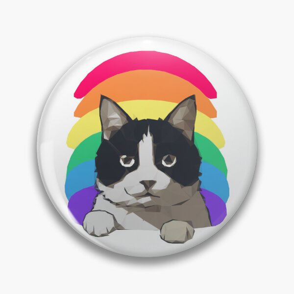 Item preview, Pride Cat designed and sold by Lowpolyworld.
