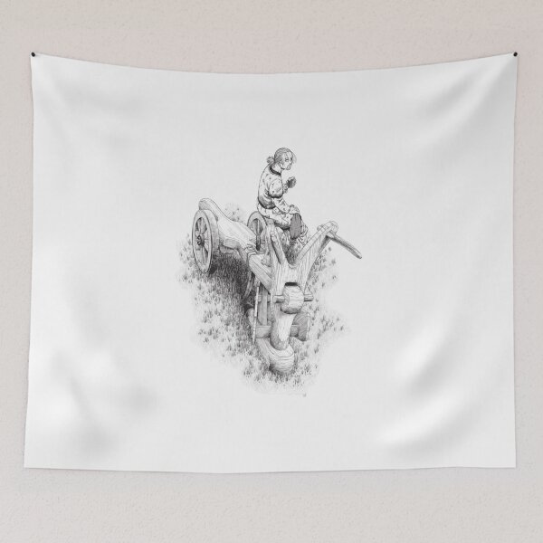Item preview, Simple Farmer Lifestyle - Cart Riding Through The Fields  designed and sold by Mrdonut-ARt.