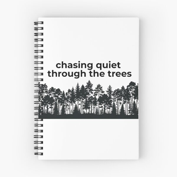 Item preview, Chasing quiet through the trees designed and sold by RunningWhiskers.