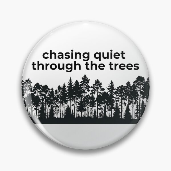 Item preview, Chasing quiet through the trees designed and sold by RunningWhiskers.
